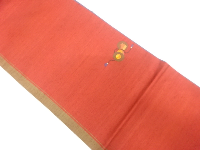 JAPANESE FUKURO OBI / WOVEN DRUM